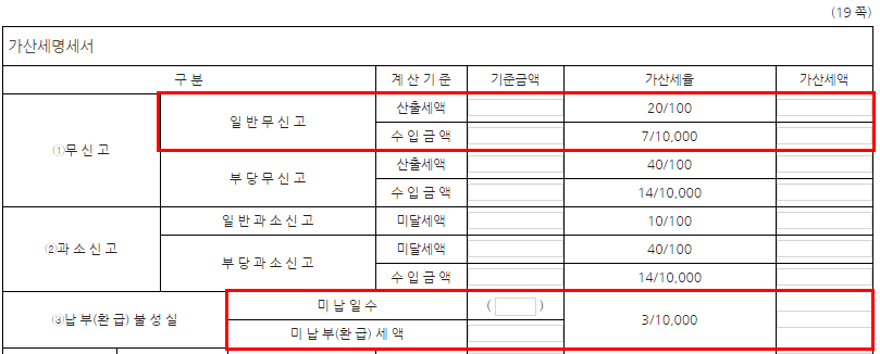 IHOMETAX > 공지사항(APP연동_푸쉬알림) > 종합소득세 기한 후 신고 안내